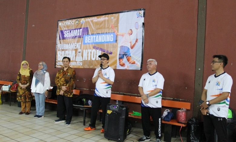 Pertandingan Bulu Tangkis Mengawali Rangkaian Milad ke-68 Unisba